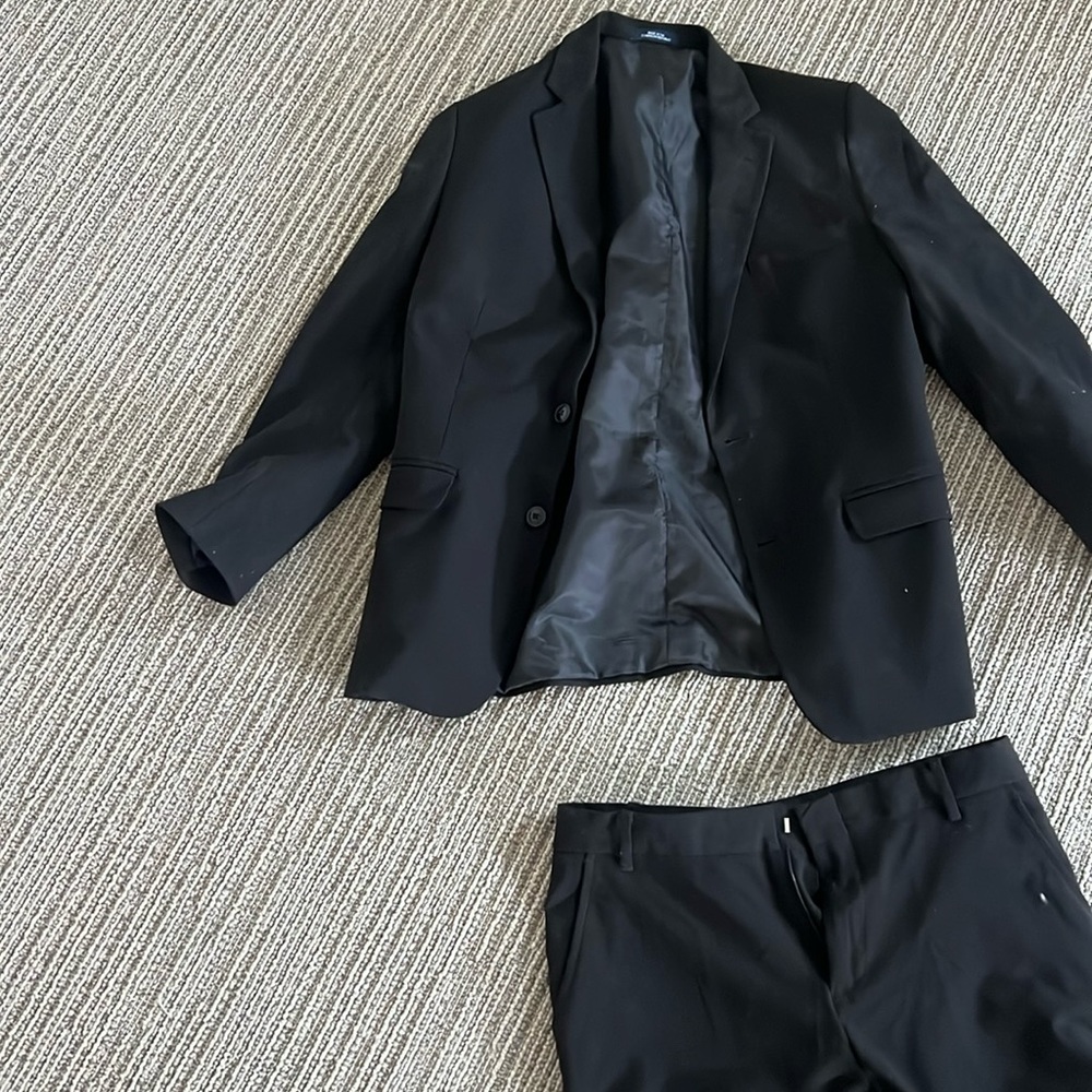Kids chaps suit black
